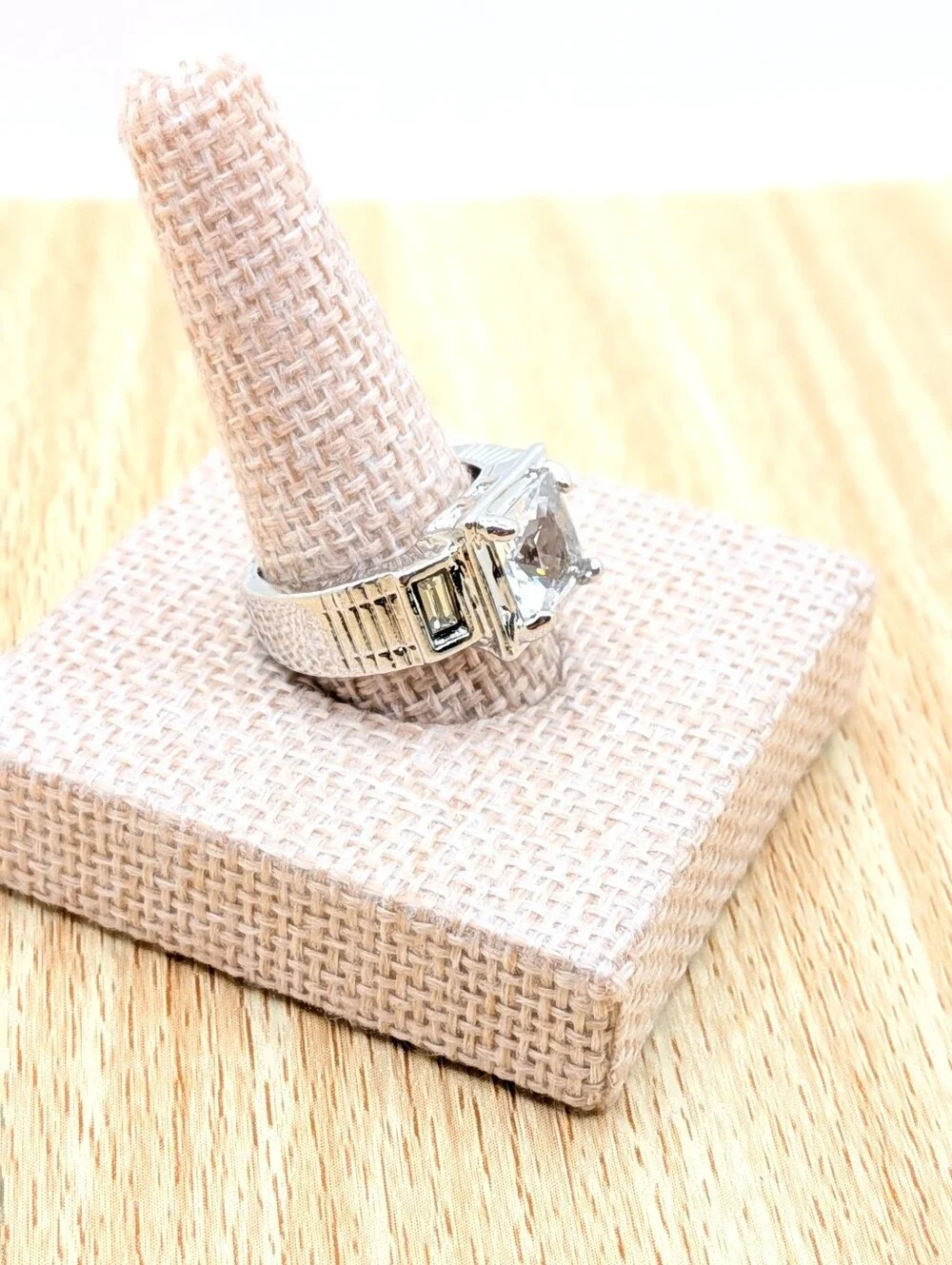 Unique Silver Statement Ring